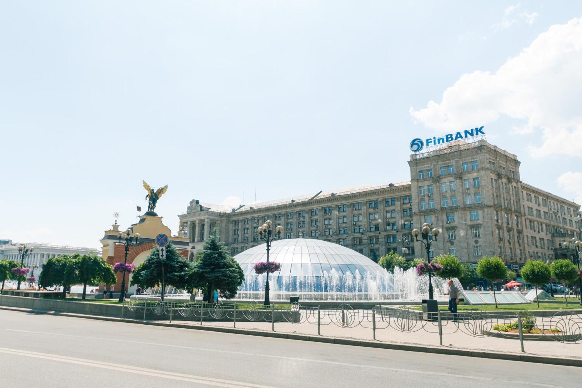 Apartament On Independence Square Kiev Exteriör bild